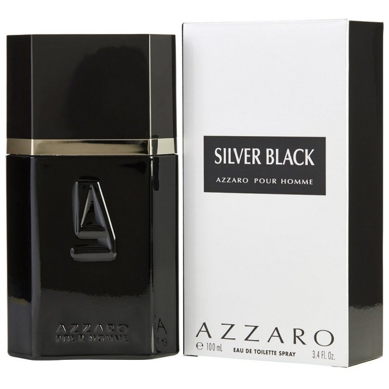 Azzaro Silver Black Pour Homme Edt 100Ml