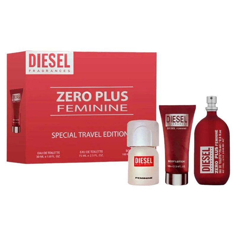 Diesel Zero Plus Woman Edt 75Ml+30Ml+Bl 100Ml Diesel Zero Plus Woman Edt 75Ml+30Ml+Bl 100Ml